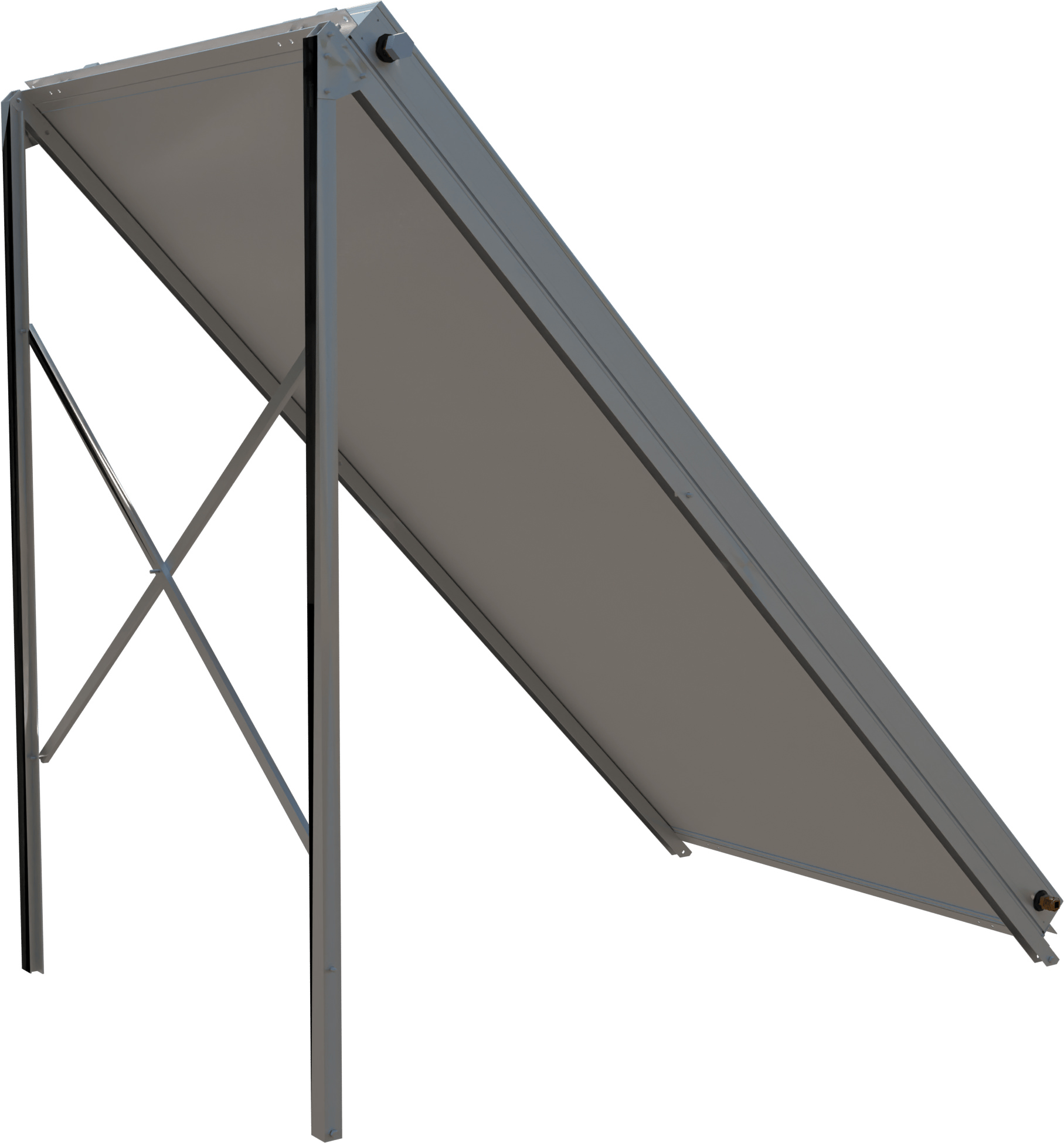Sunrain FPC1200D - With Ground Mount Stand (Roof Mounting Hardware also available)