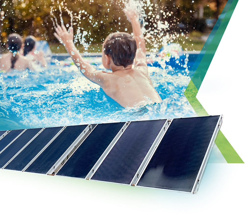 Premium solar swimming pool heaters