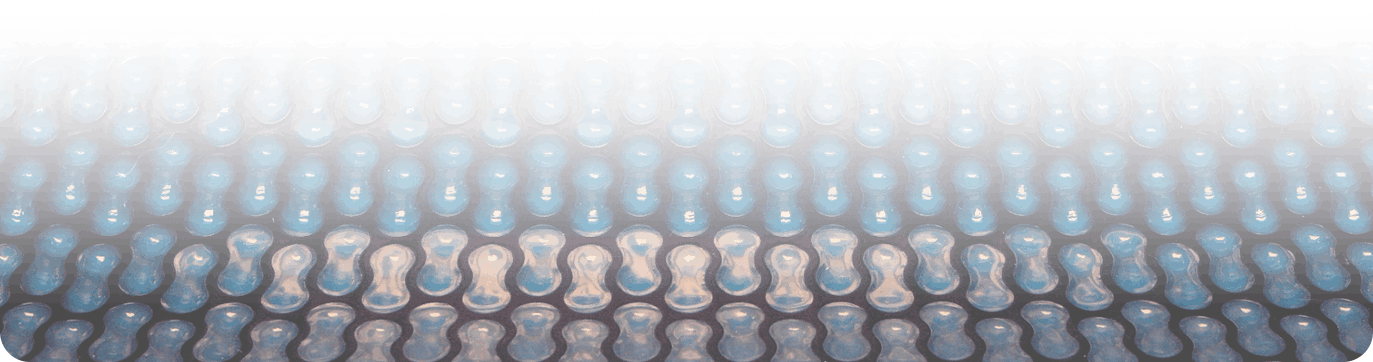 Solar pool cover bubbles