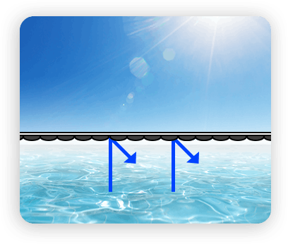Stops evaporation