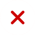 Not recommended icon