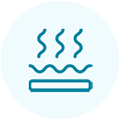 Solar pool heating icon