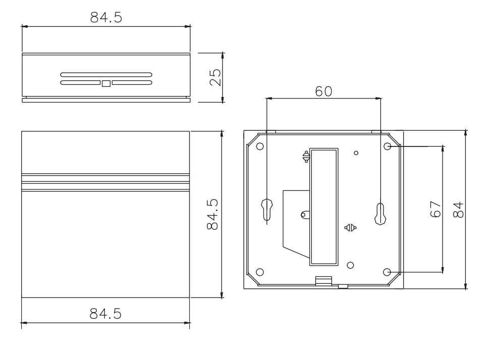 RESOL FRH Humidity sensor Dimensions
