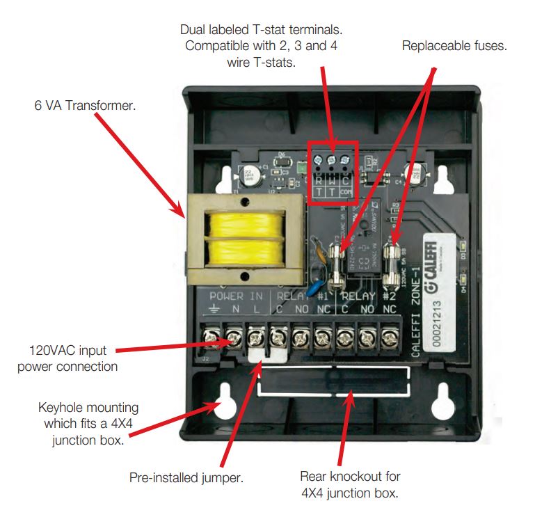 Caleffi ZSR 101 internals