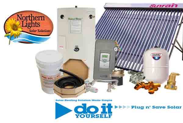 complete solar water heating package