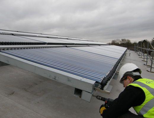 Commercial solar water heating