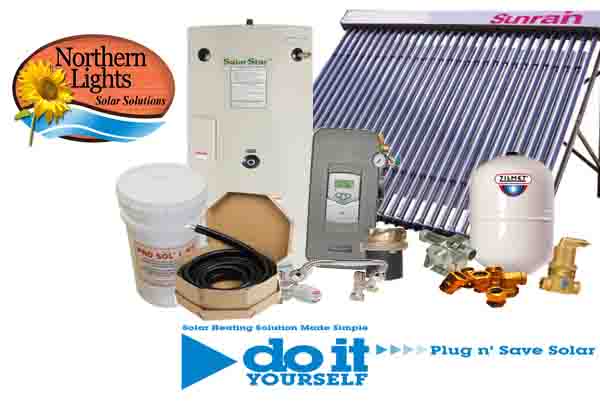 SWH-3 Solar Hot Water Heating Package - DIY Solar Kits