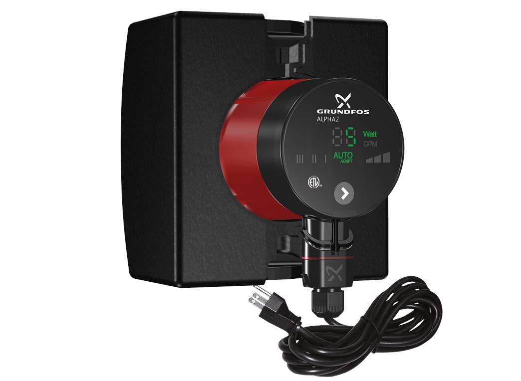 Grundfos Alpha2 15-55F/LC Variable Speed Circulator Pump with cord -99163906