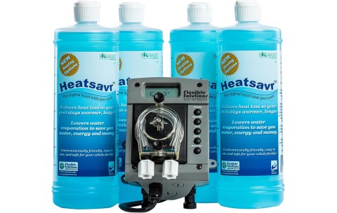 HEATSAVR Liquid Solar Pool Cover Kit with Pump - 4 Litres