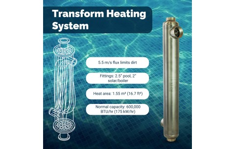 BluePool ST175T Heat Exchanger Titanium 600k