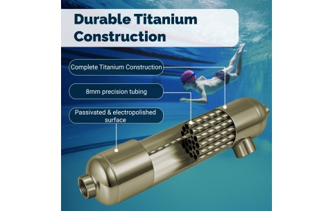 BluePool ST175T Heat Exchanger Titanium 600k