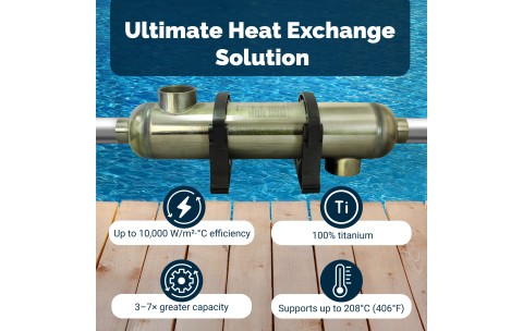 BluePool ST45T Heat Exchanger Titanium 155k