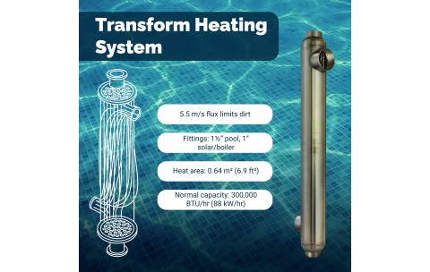 BluePool ST88T Heat Exchanger Titanium 300k