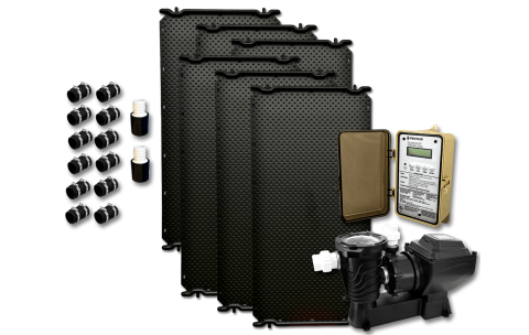 Thermax 6 Panel Solar Pool Heater with Solar Pump