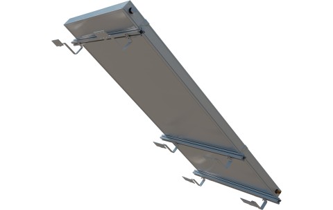 Sunrain Solar Flat Plate Collector with Roof Mounting Stand SRCC Solar Water Heater