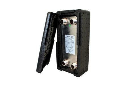 Baode BL26C Flat Plate Heat Exchanger 20 Plate with Insulation Kit 1