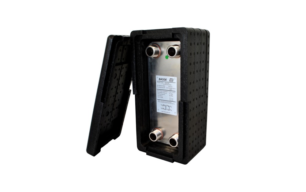 Baode BL26C Flat Plate Heat Exchanger 30 Plate with Insulation Kit